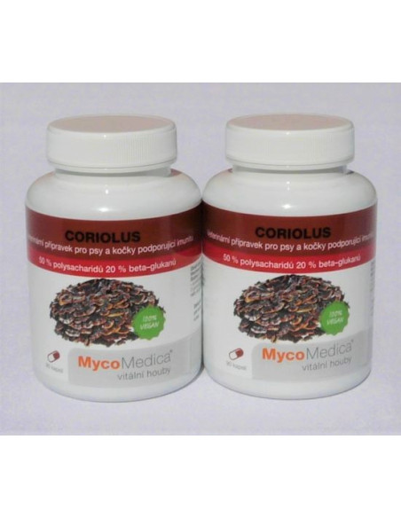 Mycomedica Coriolus 50 %  2 x 90 kapslí