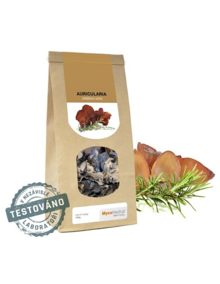 MycoMedica Auricularia sušená (Jidášovo ucho) 100 g