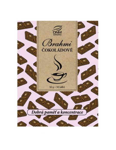 DNM BRAHMI čokoláda ajurvédské kafe 50 gDNM BRAHMI čokoláda ajurvédské kafe 50 g