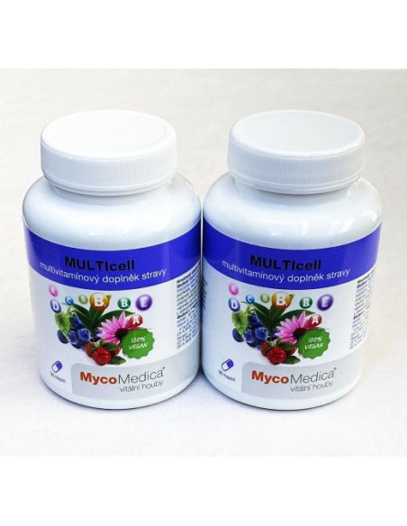 MycoMedica MULTIcell 2 x 90 kapslí 1