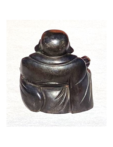 Hotei 17 cm (smějící se, veselý, šťastný, happy Buddha) - dřevěná soška 1 