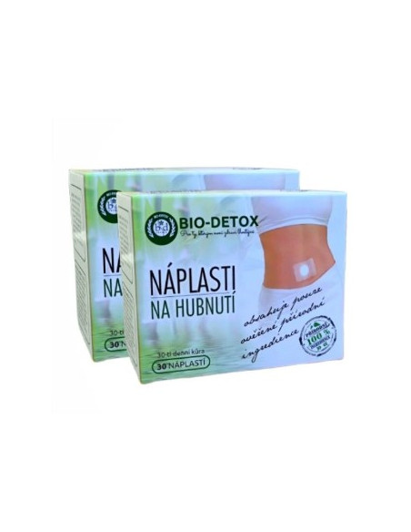 Bio-detox Magnetické náplasti na hubnutí 2 x 30 ks