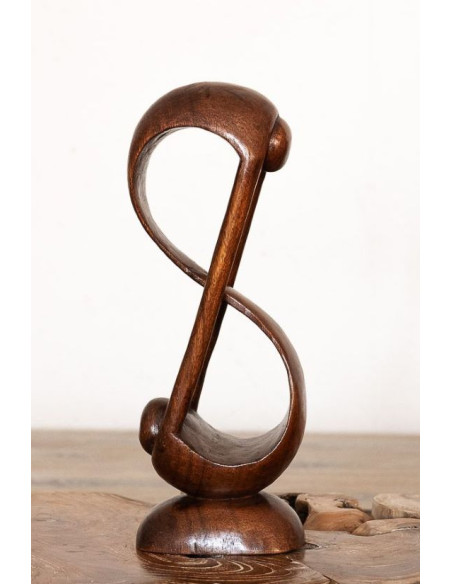Dřevěná soška Milenci 30 cm 