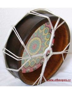Rámový buben Frame drum 30cm - malovaný 1 2
