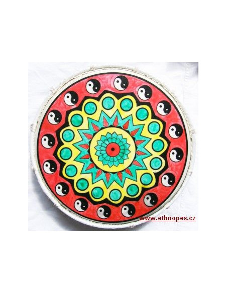 Rámový buben Frame drum 30cm - malovaný 1