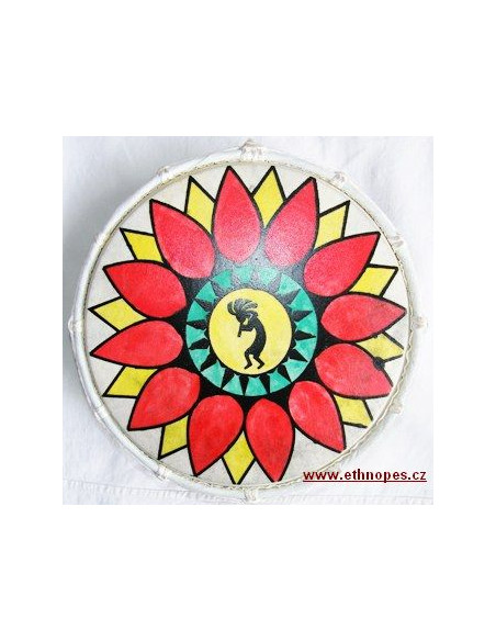 Rámový buben Frame drum 25 cm - malovaný 1