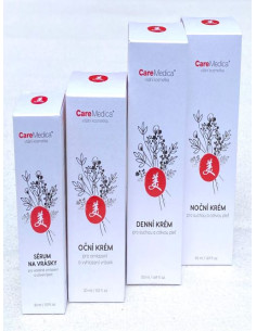 CareMedica Sada pro suchou a citlivou pleť - DENNÍ+NOČNÍ+OČNÍ KRÉM+SÉRUM
