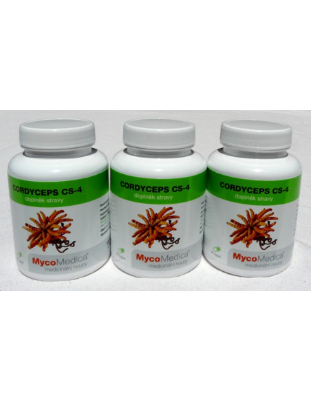 Cordyceps CS-4 kapsle 3 x 90 ks, MycoMedica