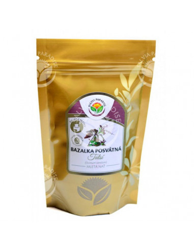 Tulsí - bazalka posvátná mletá 100g, Salvia Paradise