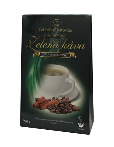 Zelená káva cappuccino