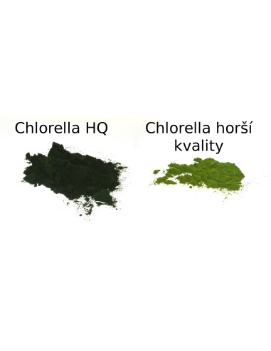 Chlorella porovnání kvality