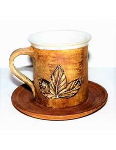 Keramický hrneček s podšálkem SOVA    2