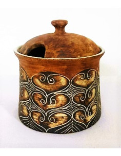 Keramická cukřenka SRDÍČKA