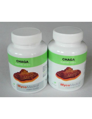 Chaga (Čaga) 2 x 90 kapslí, MycoMedica