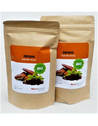 MycoMedica Reishi prášek BIO 2 x 100 g