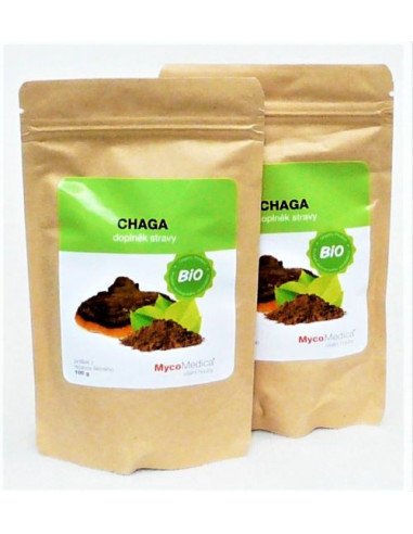 MycoMedica Chaga (Čaga) prášek 2 x 100 g