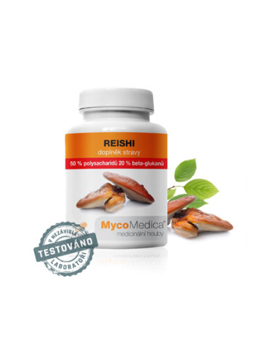 MycoMedica Reishi 50 % vysoká koncentrace 90 cps. 1