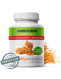 Mycomedica Cordyceps 50% polysacharidů 90 kapslí