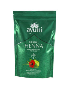 Henna NATURAL S BYLINAMI - na vlasy 500g, Ayumi