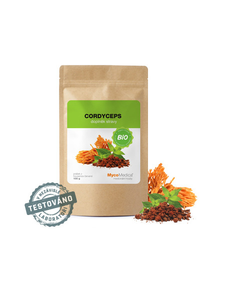 BIO Cordyceps - prášek 100g, MycoMedica 1