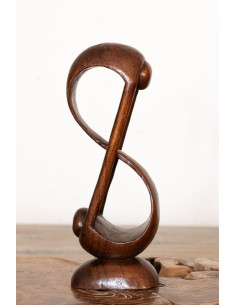 Dřevěná soška Milenci 30 cm