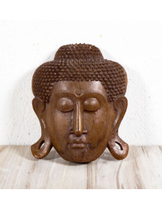 Dřevěná soška MASKA 25 cm, Indonésie