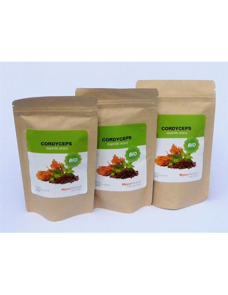 BIO Cordyceps - prášek 3 x 100g, MycoMedica