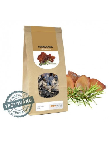 MycoMedica Auricularia sušená (Jidášovo ucho) 100 g