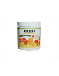 Kolagen s příchutí manga + Kyselina Hyaluronová + vitamín C 140g