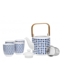 Oxalis Dottie - čajová souprava s nerez. sítkem 2