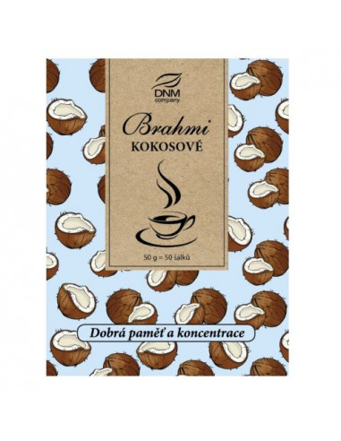 DNM BRAHMI kokosové ajurvédské kafe 50 g