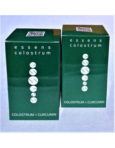 2 x Essens Colostrum + Kurkumin 60 kapslí