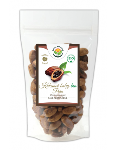 Salvia Paradise Kakaové boby nepražené celé neloupané Peru BIO 500 g