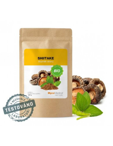 Mycomedica Shiitake prášek BIO 100 g