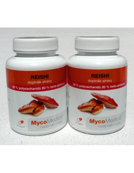 MycoMedica Reishi 50 % vysoká koncentrace 2 x 90 cps.