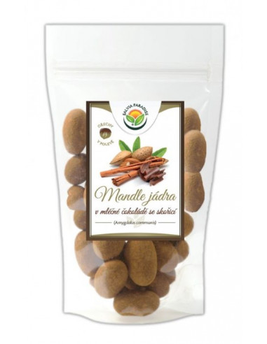 Salvia Paradise mandle v mléčné čokoládě se skořicí 150 g