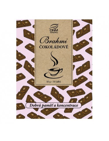 DNM BRAHMI čokoláda ajurvédské kafe 50 gDNM BRAHMI čokoláda ajurvédské kafe 50 g