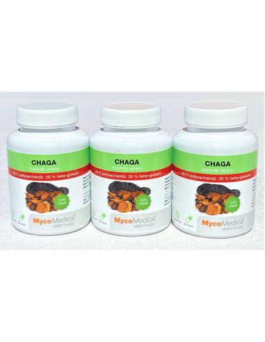 MycoMedica Chaga 50 %  3 x 90 kapslí