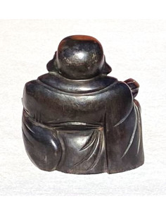 Hotei 17 cm (smějící se, veselý, šťastný, happy Buddha) - dřevěná soška 2