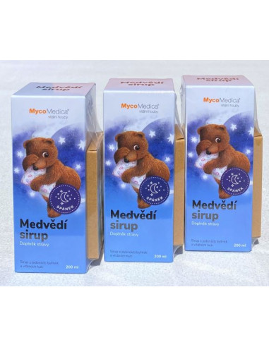 MycoMedica Medvědí sirup 3 x 200 ml