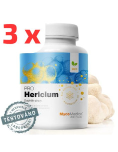 MycoMedica Bio Hericium PRO  3 x 90 kapslí