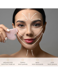 ESSENS Gua Sha masážní kámen - Ametyst 2