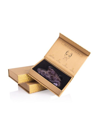 ESSENS Gua Sha masážní kámen - Ametyst 1