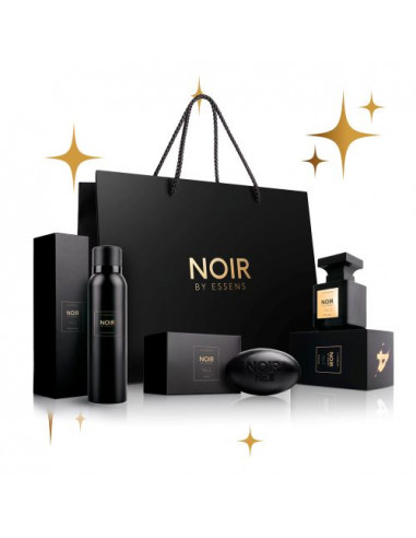 Essens Luxusní set NOIR č. 3 - parfém + deodorant + mýdlo