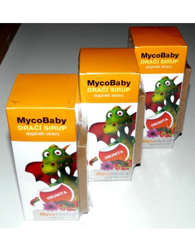 MycoBaby dračí sirup  3 x 200ml MycoMedica