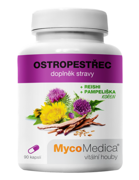 Mycomedica Ostropestřec 90 kapslí