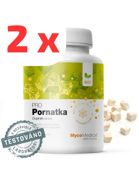 MycoMedica BIO Pornatka PRO 2 x 90 kapslí