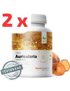 MycoMedica BIO Auricularia PRO 2 x 90 kapslí