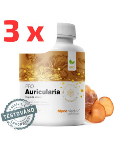 MycoMedica BIO Auricularia PRO 3 x 90 kapslí