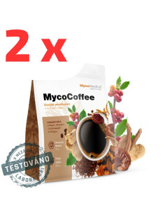 MycoMedica MycoCoffee 2 x instantní káva 20 x 3.5 g